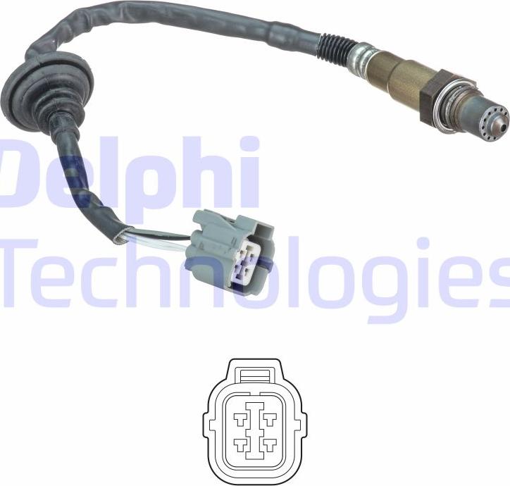 Delphi ES20637-12B1 - Sonda lambda www.autoricambit.com