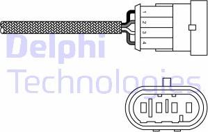 Delphi ES20231-12B1 - Sonda lambda www.autoricambit.com