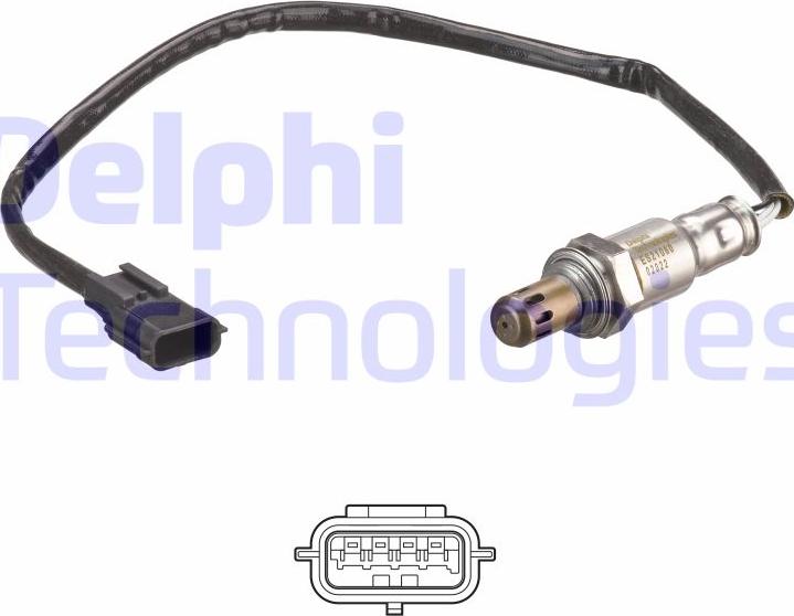 Delphi ES21060-12B1 - Sonda lambda www.autoricambit.com