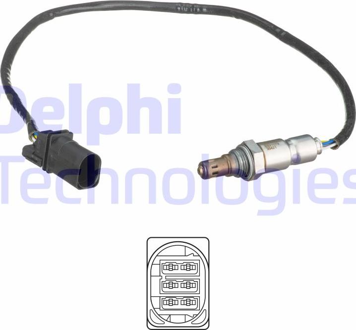 Delphi ES21079-12B1 - Sonda lambda www.autoricambit.com