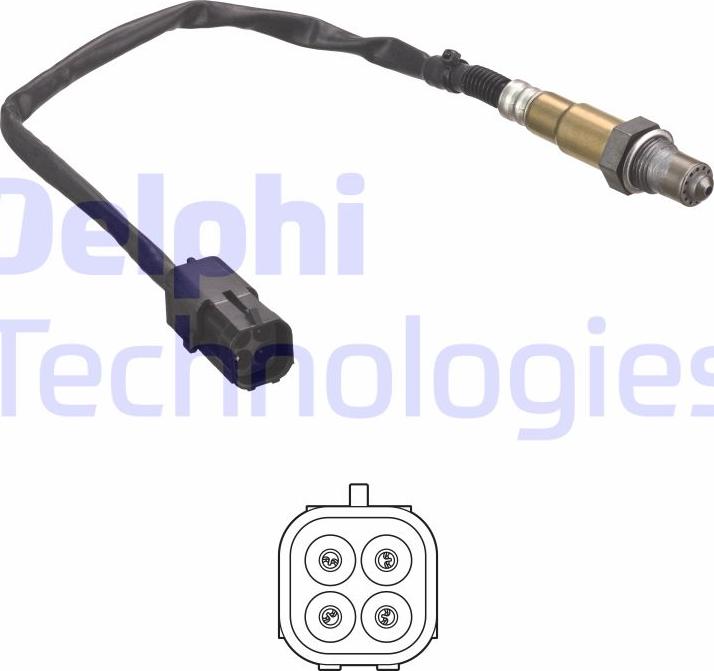 Delphi ES21075-12B1 - Sonda lambda www.autoricambit.com