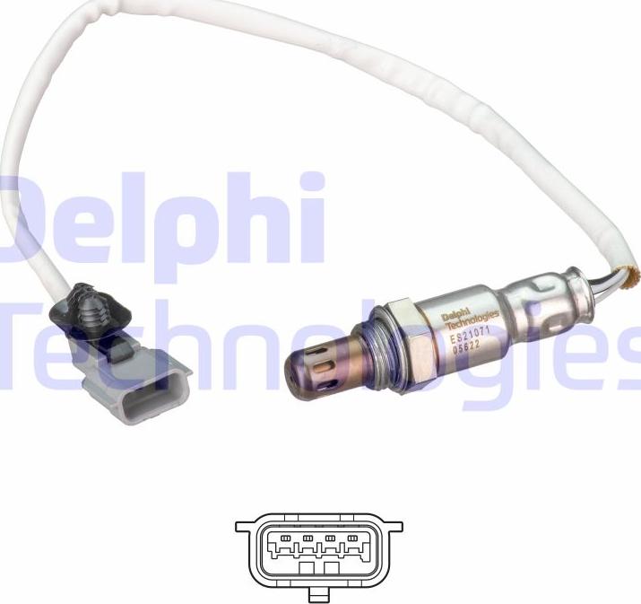 Delphi ES21071-12B1 - Sonda lambda www.autoricambit.com