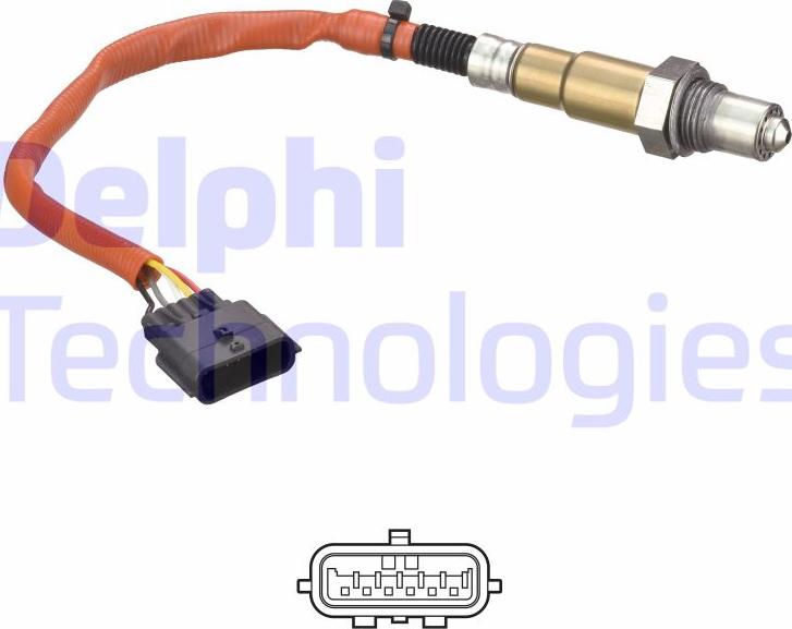 Delphi ES21077-12B1 - Sonda lambda www.autoricambit.com