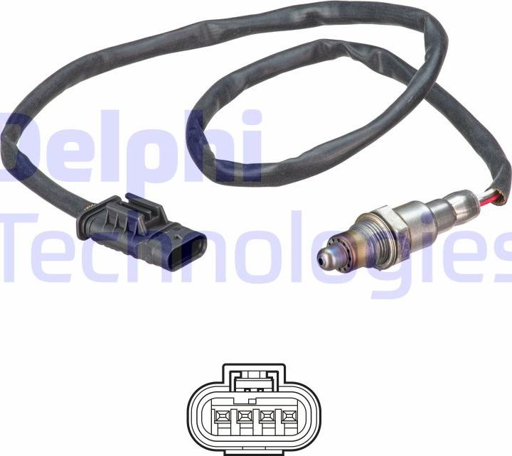 Delphi ES21198-12B1 - Sonda lambda www.autoricambit.com