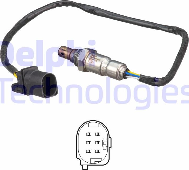 Delphi ES21160-12B1 - Sonda lambda www.autoricambit.com