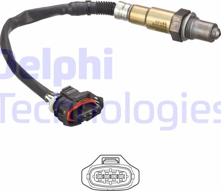 Delphi ES21208-12B1 - Sonda lambda www.autoricambit.com