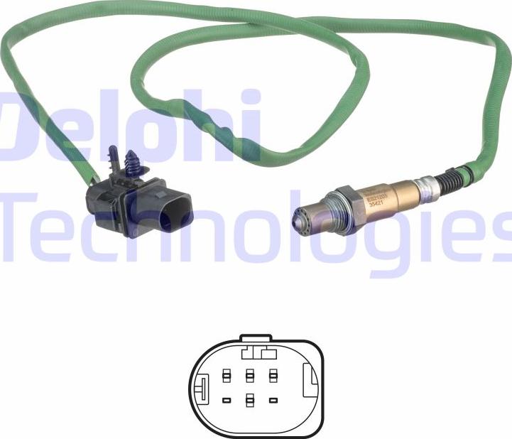 Delphi ES21203-12B1 - Sonda lambda www.autoricambit.com