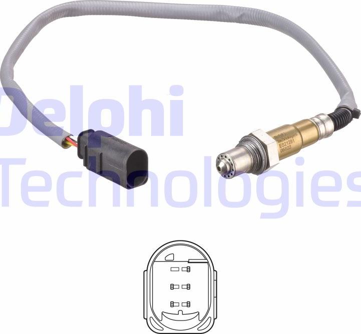 Delphi ES21281-12B1 - Sonda lambda www.autoricambit.com