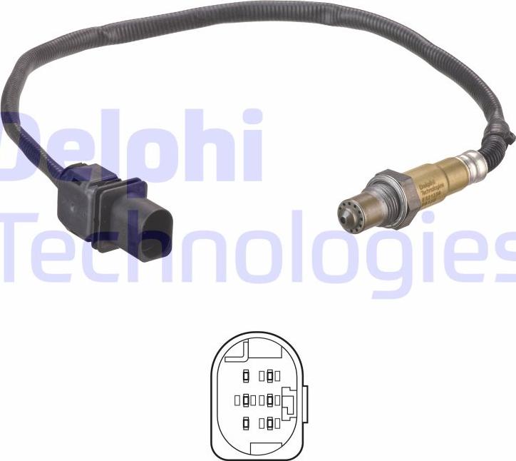 Delphi ES21236-12B1 - Sonda lambda www.autoricambit.com