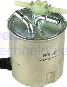 Delphi HDF581 - Filtro carburante www.autoricambit.com