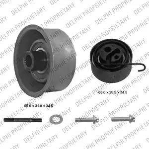 Delphi KDB414 - Kit cinghie dentate www.autoricambit.com