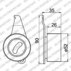 Delphi KDB229 - Kit cinghie dentate www.autoricambit.com