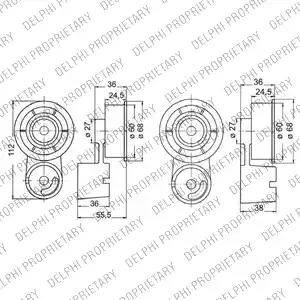 Delphi KDB275 - Kit cinghie dentate www.autoricambit.com