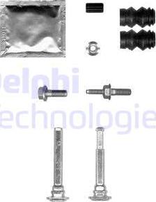 Delphi KS1051 - Kit manicotti di guida, Pinza freno www.autoricambit.com