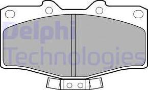 Delphi LP951 - Kit pastiglie freno, Freno a disco www.autoricambit.com