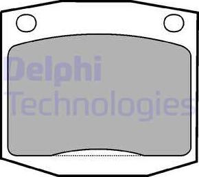 Delphi LP96 - Kit pastiglie freno, Freno a disco www.autoricambit.com