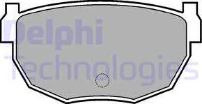 Delphi LP454 - Kit pastiglie freno, Freno a disco www.autoricambit.com