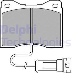 Delphi LP556 - Kit pastiglie freno, Freno a disco www.autoricambit.com