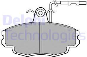 Delphi LP695 - Kit pastiglie freno, Freno a disco www.autoricambit.com