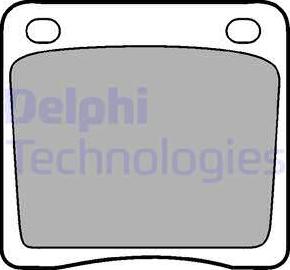 Delphi LP65 - Kit pastiglie freno, Freno a disco www.autoricambit.com