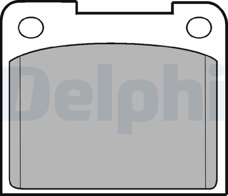 Delphi LP15-17B1 - Kit pastiglie freno, Freno a disco www.autoricambit.com