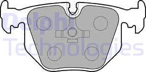 Delphi LP846 - Kit pastiglie freno, Freno a disco www.autoricambit.com