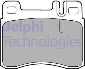 Delphi LP843 - Kit pastiglie freno, Freno a disco www.autoricambit.com