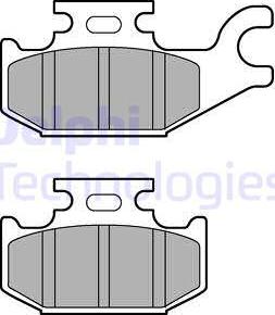 Delphi LP3191 - Kit pastiglie freno, Freno a disco www.autoricambit.com