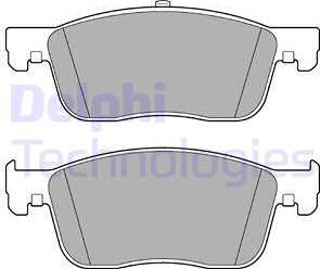 Delphi LP3260 - Kit pastiglie freno, Freno a disco www.autoricambit.com