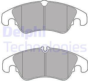 Delphi LP2715 - Kit pastiglie freno, Freno a disco www.autoricambit.com