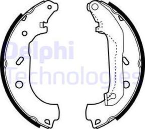 Delphi LS1940 - Kit freno, freni a tamburo www.autoricambit.com