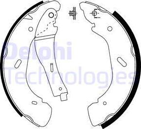 Delphi LS1914 - Kit freno, freni a tamburo www.autoricambit.com