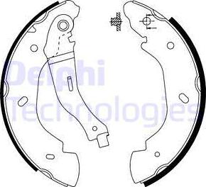 Delphi LS1915 - Kit freno, freni a tamburo www.autoricambit.com