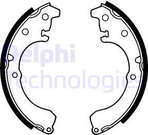 Delphi LS1457 - Kit freno, freni a tamburo www.autoricambit.com