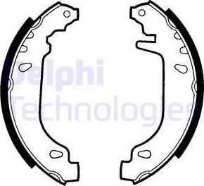 Delphi LS1404 - Kit freno, freni a tamburo www.autoricambit.com