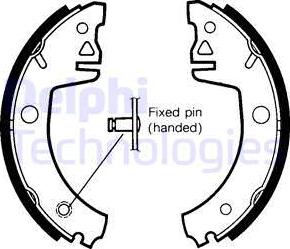 Delphi LS1438 - Kit freno, freni a tamburo www.autoricambit.com