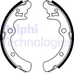 Delphi LS1472 - Kit freno, freni a tamburo www.autoricambit.com