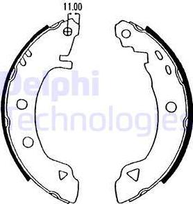 Delphi LS1575 - Kit freno, freni a tamburo www.autoricambit.com