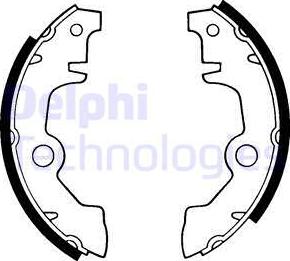 Delphi LS1145 - Kit freno, freni a tamburo www.autoricambit.com