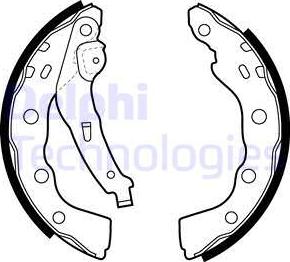 Delphi LS1880 - Kit freno, freni a tamburo www.autoricambit.com