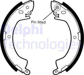 Delphi LS1344 - Kit freno, freni a tamburo www.autoricambit.com