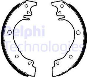 Delphi LS1342 - Kit freno, freni a tamburo www.autoricambit.com