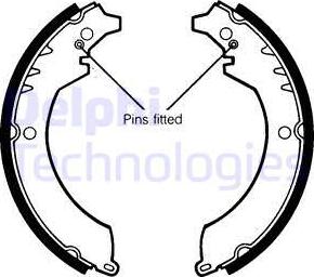 Delphi LS1359 - Kit freno, freni a tamburo www.autoricambit.com