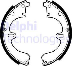 Delphi LS1356 - Kit freno, freni a tamburo www.autoricambit.com