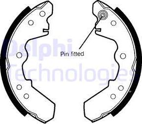 Delphi LS1365 - Kit freno, freni a tamburo www.autoricambit.com