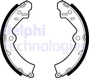 Delphi LS1339 - Kit freno, freni a tamburo www.autoricambit.com