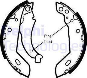 Delphi LS1250 - Kit freno, freni a tamburo www.autoricambit.com