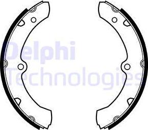 Delphi LS2146 - Kit freno, freni a tamburo www.autoricambit.com