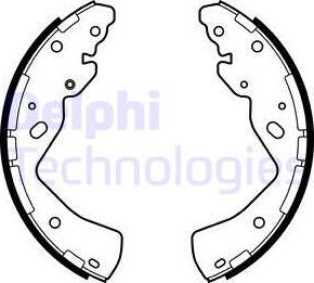 Delphi LS2143 - Kit freno, freni a tamburo www.autoricambit.com