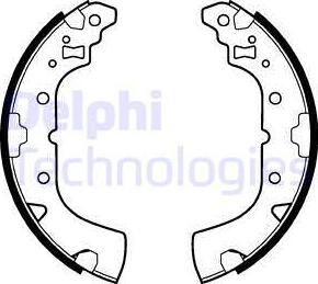 Delphi LS2113 - Kit freno, freni a tamburo www.autoricambit.com